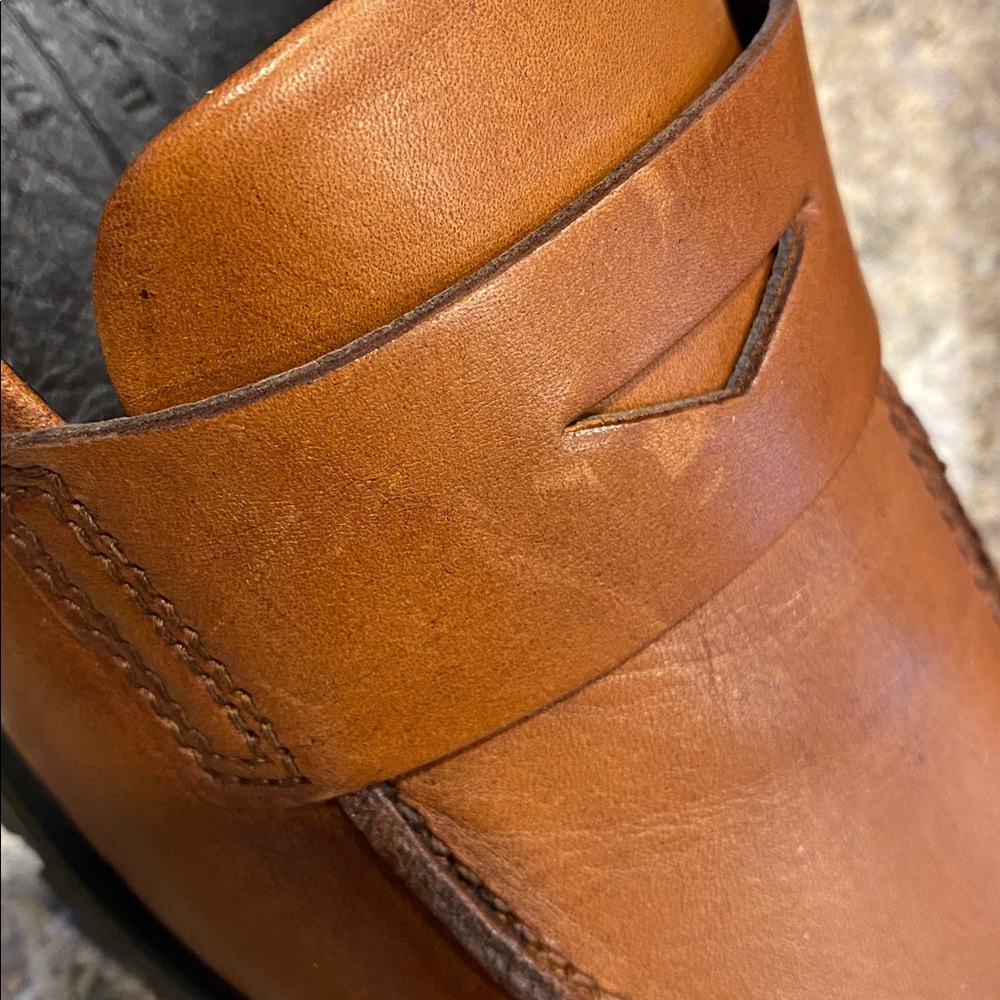 Ecco Modtray Penny Loafer Cognac EU 38 U.S. 7- 7.5 Leather (Shoes Only-No Box) - Picture 6 of 17
